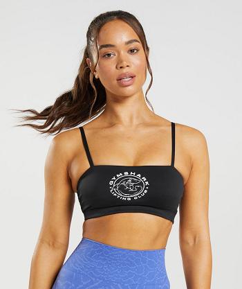 Gymshark Legacy Bra Ženske Sportski Grudnjak Crne | HR 3404AHK